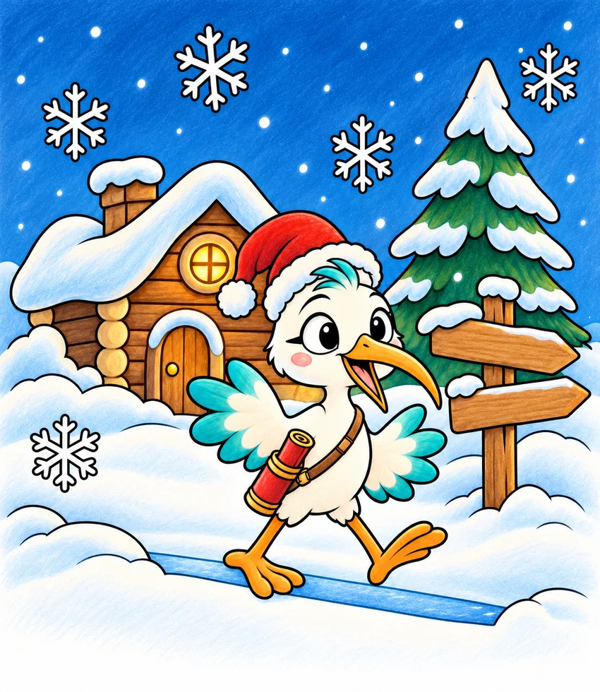 Finland: Santa Claus Village coloring page