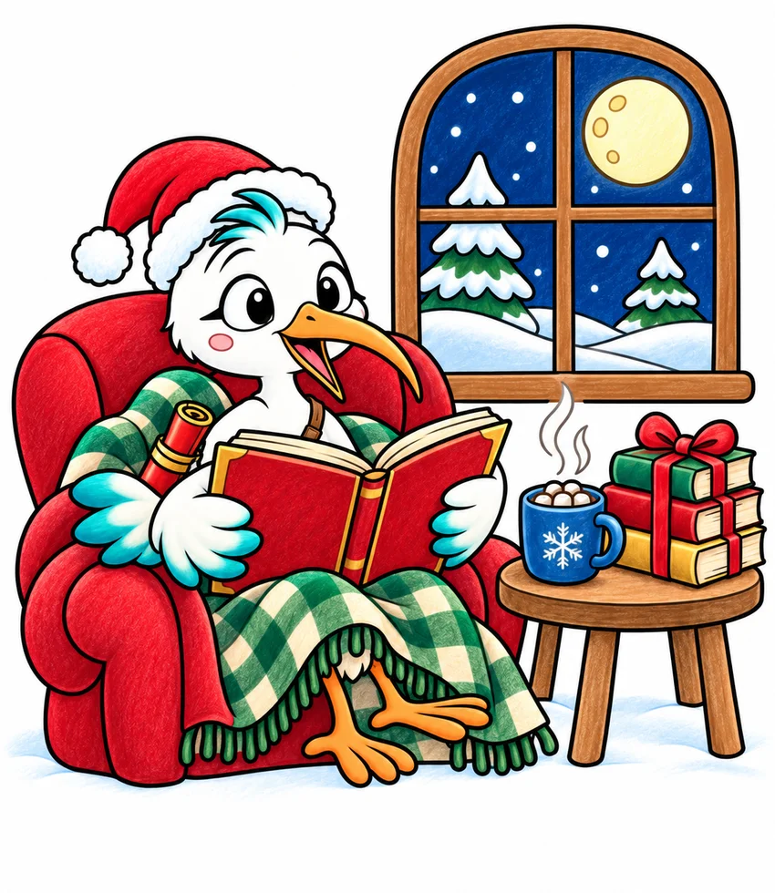 Iceland: The Christmas Book Flood coloring page
