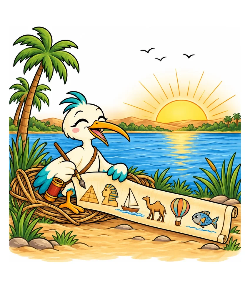 Writing the Journey coloring page