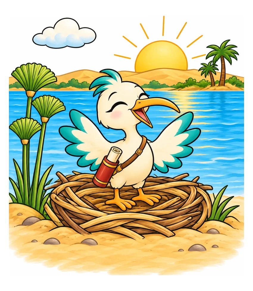 Good Morning, Nile! coloring page
