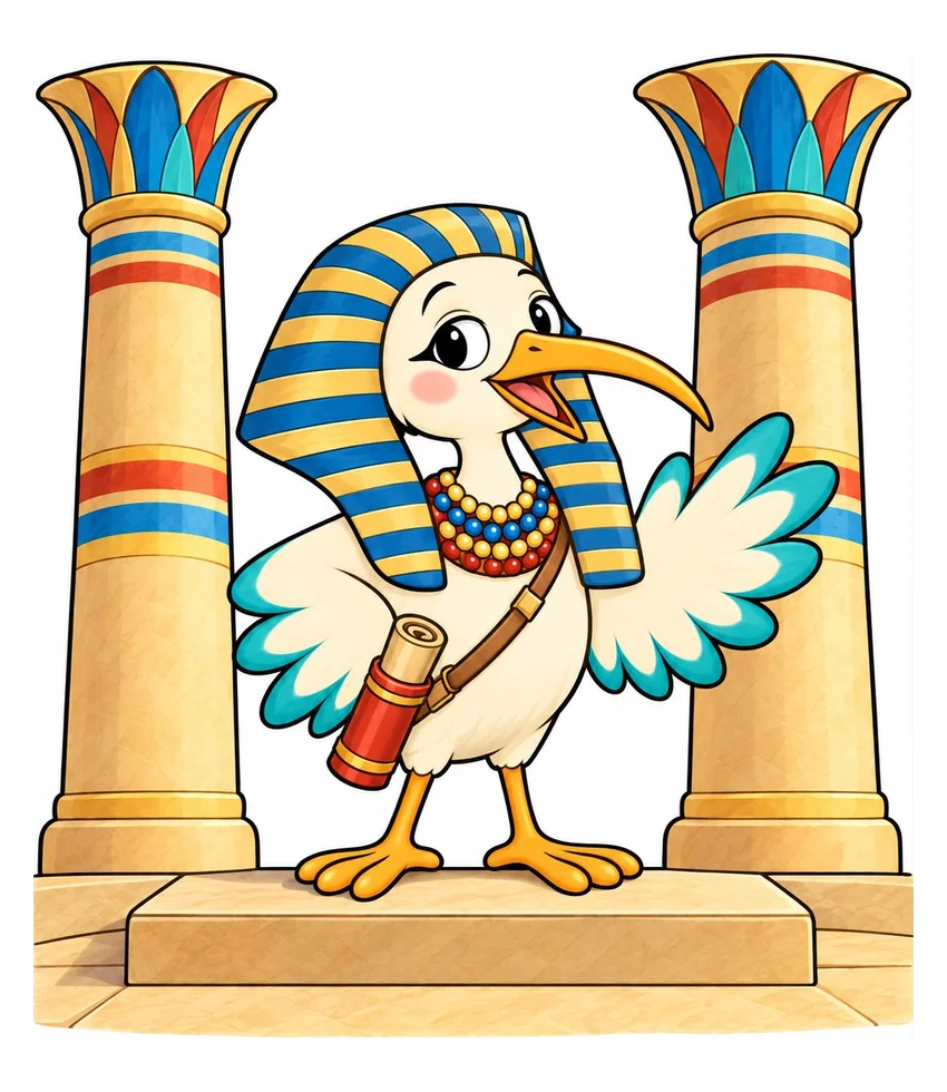 Pharaoh for a Day coloring page