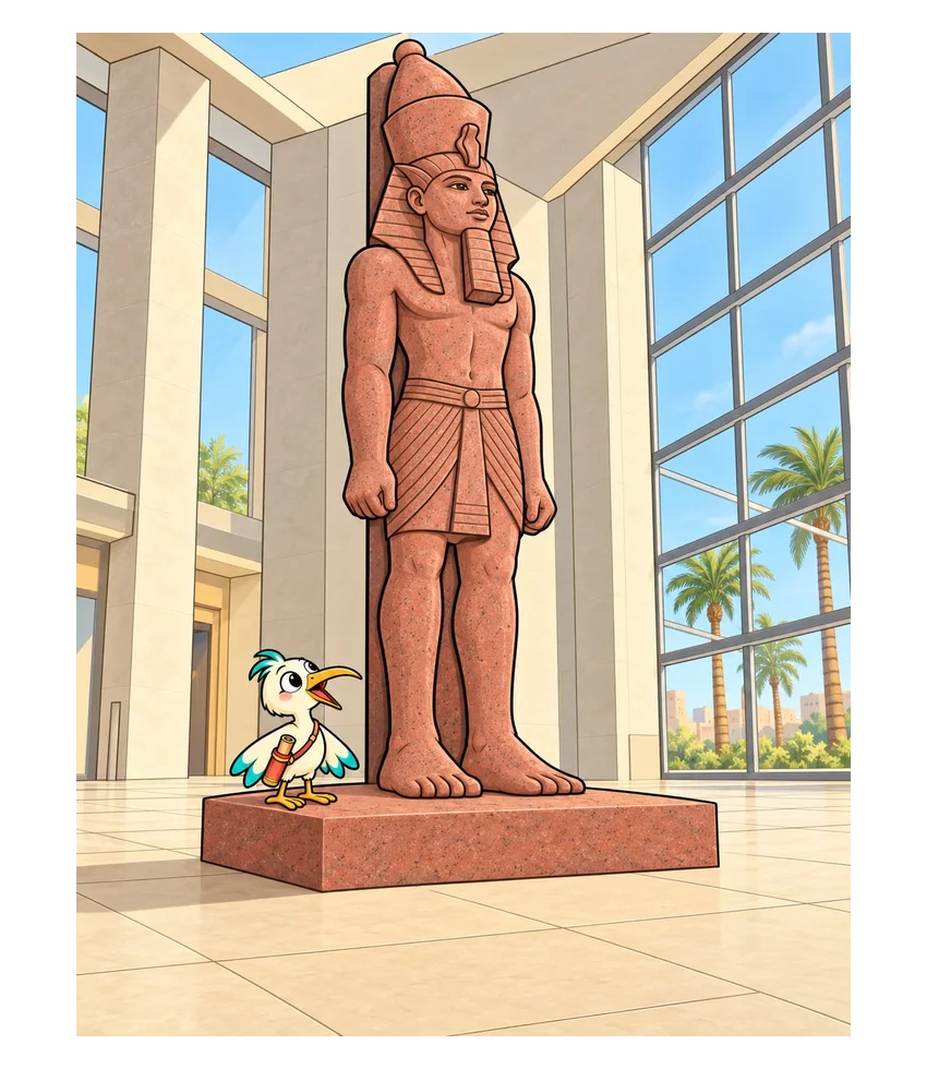 The Giant Statue coloring page