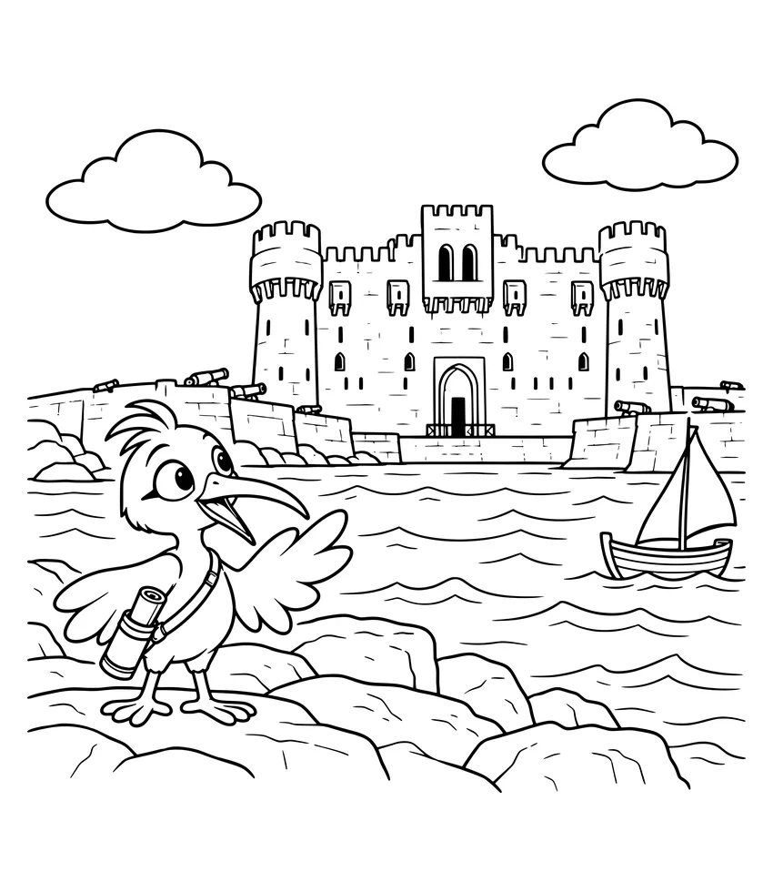 Qaitbay Citadel by the Sea: Nilobi visits a stone castle on the coast of Alexandria.