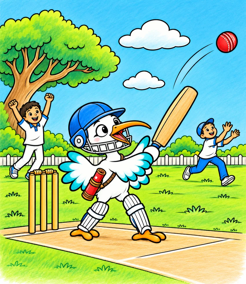 Cricket coloring page
