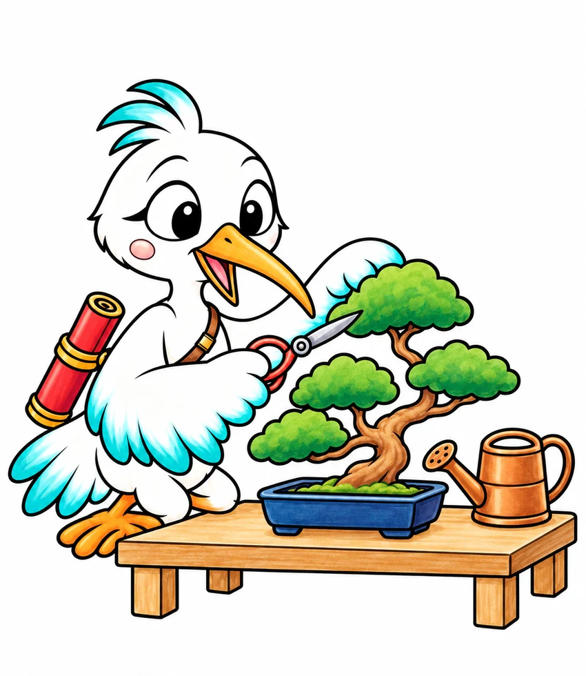 Bonsai coloring page