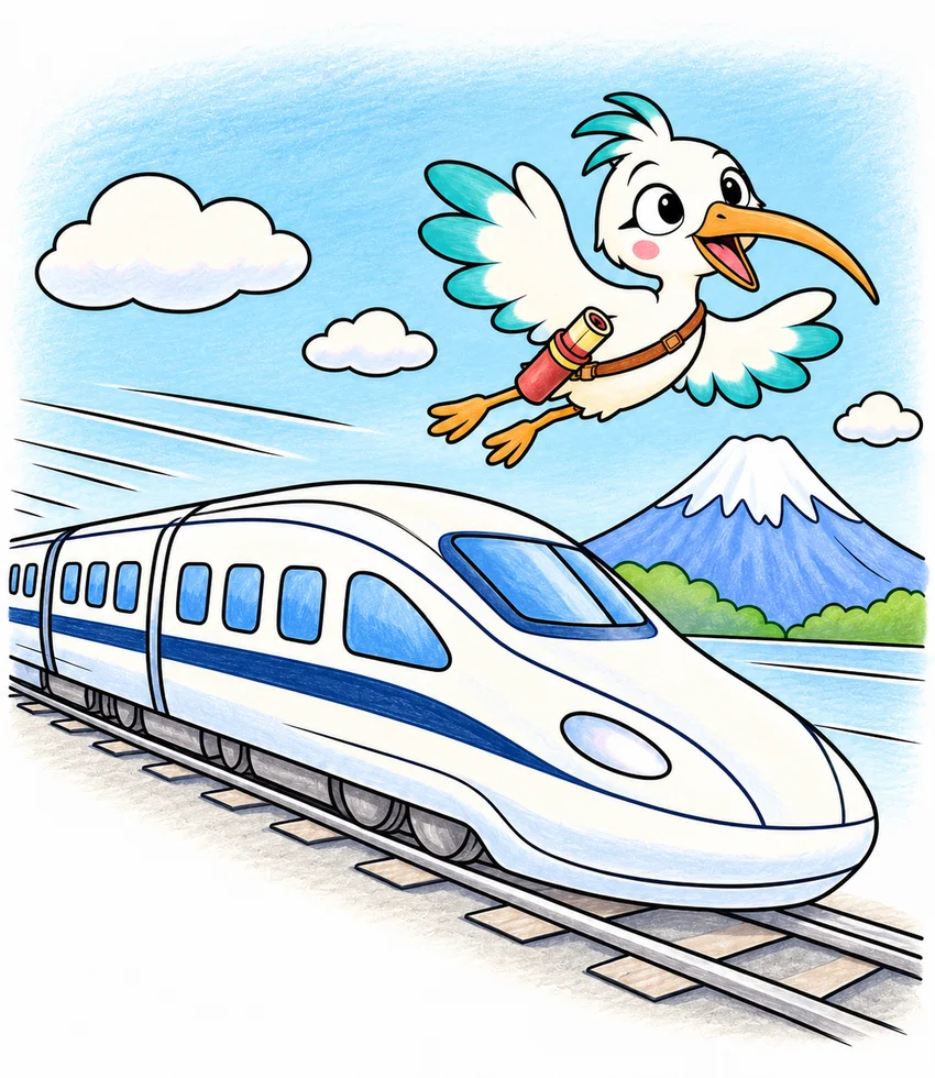 The Bullet Train coloring page