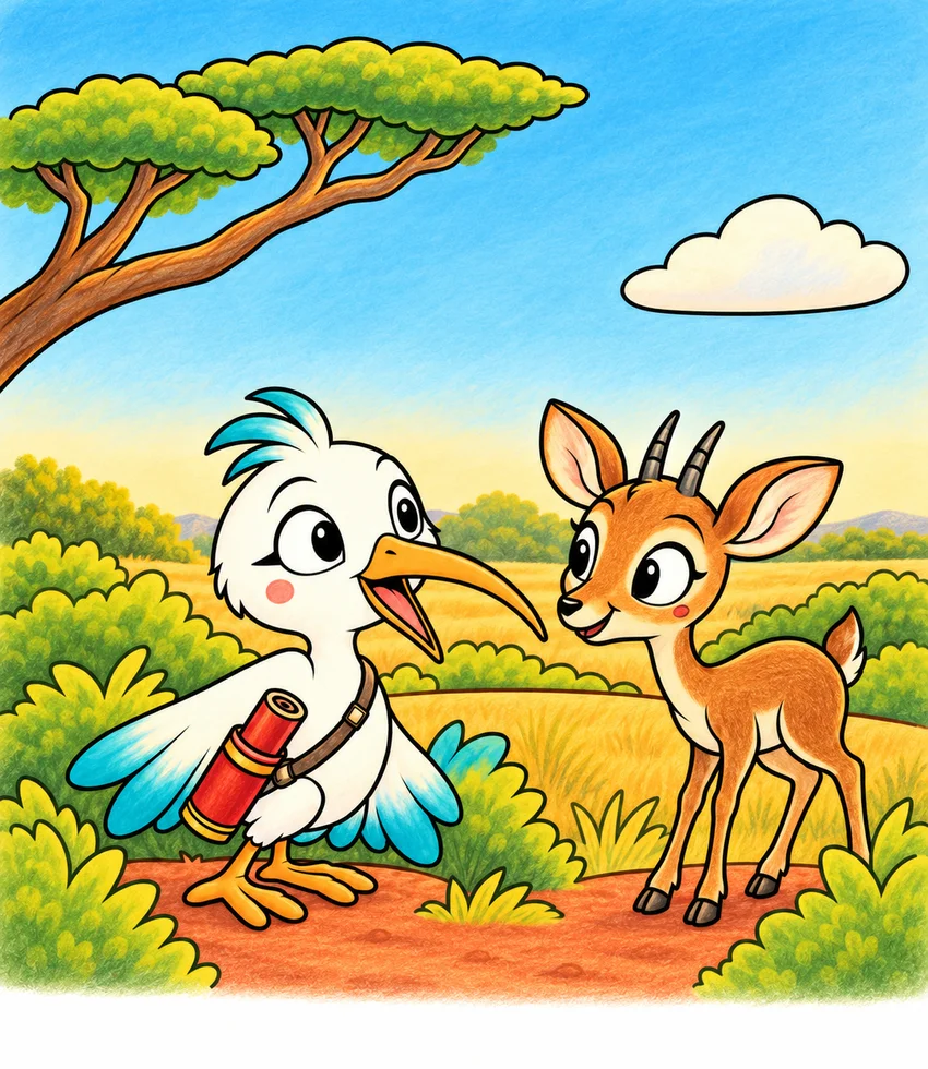 The Dik-Dik coloring page