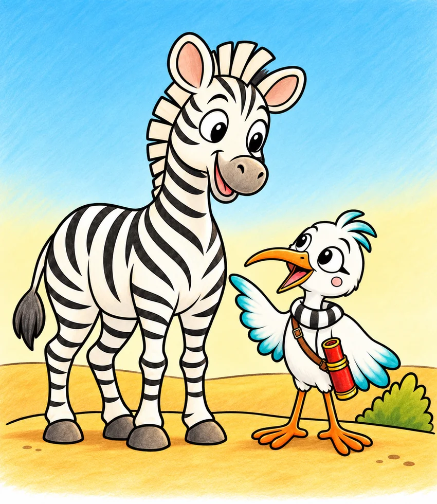Grevy's Zebra coloring page