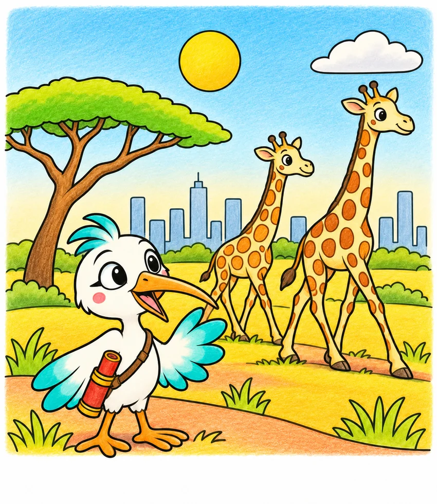 Nairobi National Park coloring page